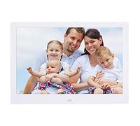 13 Inch Photo Frame Full Hd 1920 * 1080 Ips Display With Auto-Rotate, Remote Control,Calendar Function Ass,White,White
