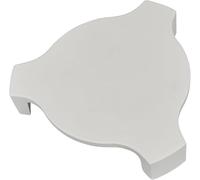 13 Inch Pizza Stone & Heat Deflector for Kamado Accessories - Extra Thick Ceramic Conveggtor with 3 Legs, Grill Deflector Stone & Brick for Pizza, Bread & BBQ