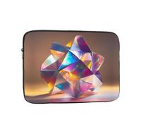 13 inch Portable Laptop Bag - Holographic Origami Printing Shockproof Laptop Inner Pocket for Business, Travel, School, Office
