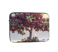 13 inch Portable Laptop Bag - Huge mulberries Printed Shockproof Laptop Inner Pocket for Business, Travel, School, Office