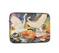 13 inch Portable Laptop Bag - Origami Inspiration Printing Shockproof Laptop Inner Pocket for Business, Travel, School, Office