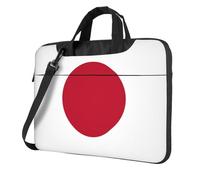 13 inch Portable Laptop Bag Shockproof Light Laptop Case Inner Storage Pockets with Exquisite Japanese flag Print