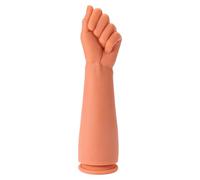 13 Inch Realistic Fist Dildo Black Premium Silicone Non-Toxic Anal Stretcher with Suction Cup for Stretching