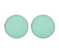 13 Inch Round Chair Cushions with Ties Set of 2 Anti Slip Bistro Seat Cushions Circle Chair Pad for Kitchen Dining Chairs Bar Hight Stool Teal