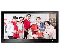 13-inch Smart Digital Photo Frame, Photo Loop Player, Sensitive Touch, Multi-functional Electronic Photo Frame (Black Tempered Glass Version)