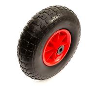 13 Inch Solid Wheel Pu Tyre 4.00-6 Puncture Proof 16mm Bore Garden