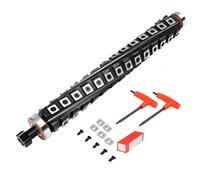 13 Inch Spiral Helical Cutterhead for DeWalt DW735 DW735X DW735-XE Thickness Planer with 4 Rows 56 Carbide Inserts and Pre Installed Bearing, Including 5 Spare Carbide Blades 5 Screws and 2 T-Wrench