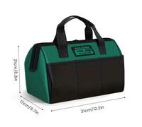 13 Inch Tool Bag Electrician Multifunctional Strong Durable Oxford Thickened Woodworking Storage Portable Handheld Bag