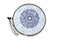 13 Inches Tongue Drum 15 Tone D Key Ethereal Drum Yoga HandPan Drums Professional Percussion Musical Instruments(13 inches 15 Notes A)
