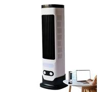 13 Inches Tower Cooling Fan, 5 Speed Floor Fan, USB Rechargeable Quiet Bladeless Oscillating Standing Fans, Portable Air Blower For Home Kitchen Dorm Office Beach Camping