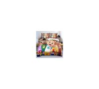 (13# JOJO, UK SINGLE 135x200cm) 3D Cartoon Bluey Bedding Set Quilt Duvet Cover Pillowcase Single Double PRESENT#