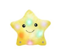 13 Led Musical Twinkle Star Light Up Lullaby Glow Stuffed Animal Toys Soothe Kids Emotions Birthday Christmas Festival Gift For Toddlers, Yello