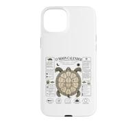 13 Moon Turtle Lunar Calendar Nature Design Shell Case for iPhone 15 Plus