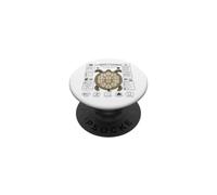 13 Moon Turtle Lunar Calendar Nature Design Shell PopSockets Adhesive PopGrip