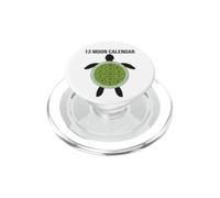 13 Moon Turtle Lunar Calendar Nature Design Shell PopSockets PopGrip for MagSafe