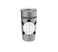 13 Moon Turtle Lunar Calendar Nature Design Shell Stainless Steel Insulated Tumbler