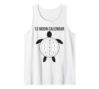 13 Moon Turtle Lunar Calendar Nature Design Shell Tank Top