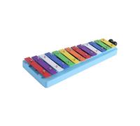 13-Note Glockenspiel Xylophone with Wooden Body, Aluminum Keys, 2 Mallets - Ideal Beginner Percussion Instrument for Students