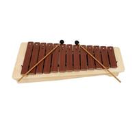 13-Note Hand Percussion Xylophone, Boxed Tunable Aluminum with Pine Wood and Interchangeable Sound Blocks, Performance Grade(Middle pitch)