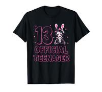 13 Official Teenager 13th Birthday Goth Bunny Anime Girl T-Shirt
