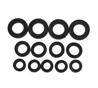 13 Pack Assorted Rubber Washers for Tap Bath Sink Basin Shower Seal Drip 3/8" 1/2" 3/4" Plumbing Repair Kit
