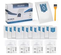 13 Packs Vacuum Bag for Miele Vacuum Cleaner, Complete Miele C3 Hoover Bags Compatible with Classic C1,C2,S8,S5,S2,S600 and Hyclean GN Vacuum Bags, with 4x Motor Filters&Exhaust Filter