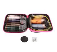 13 Pairs Circular Knitting Needles Set, Interchangeable Knitting Needles with Zipper Storage Case 2.75mm 3.25mm 3.5mm 3.75mm 4mm 4.5mm 5mm 5.5mm 6mm 7mm 8mm 9mm 10mm