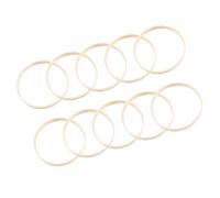 13 Pcs 10cm Bamboo Dream Catcher Ring and Home Décor | Smooth Beige Finish, Portable Circular Base, Easy Wrapping, Suitable for Workshops, Leather Thong Designs and Curtain Ringer