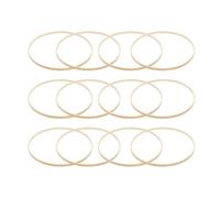13 Pcs 26cm Bamboo Dreamcatcher Ring round Fan Frame | Easy to Wrap Natural Material, Suitable for Macrame, Home Décor, Workshops, Event Decoration and Wedding Displays