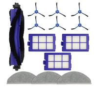 13 PCS Accessories Kit for Eufy RoboVac X8/ X8 Hybrid Robot Vacuum, Replacement Parts Main Brush, Side Brush, Filter, Mop pads