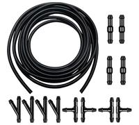 13 Pcs Car Windshield Washer Hose Kit for Renault Clio II Hatchback(BB,CB) (1998-2016), with 12 Pcs Hose Connectors (Y I T-Type), Automotive Wiper Water Spray Pipe 4M