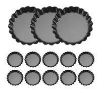 13 Pcs Egg Tart Molds, 3inch Mini Pans Removable Bottom, Cupcake Cake Muffin Mold Tin Pan Baking Tool