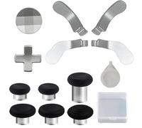 13 Pcs Elite Series 2 Core Controller Kits for Xbox Elite Series 2,Elite 2 Core Controller,Series 2 Controller Accessories with 6 Thumbsticks, 4 Paddles, 2 D-Pads, 1 Adjustment Tool (Silver) [Xbox]