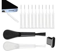 13 Pcs Phone Speaker Cleaning Kit - Cell Phone Port Cleaning Brush, Phone Charger Port Cleaner Kit | Reusable Cleaning Brush with Soft Gentle Bristles, Non Skid Charging Port Cleaning Kit