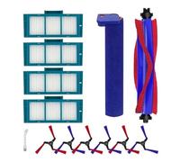 13-Piece Accessory Set, Compatible with Dyson Spot+Scrub Ai RB05AA, 4 Filters, 6 Side Brushes, Main Brush, Mop Roller and Cleaning Tool