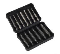 13-Piece Dual-Head Screw Extractor Set for Extracting Broken Screws and Rusted Bolts, Engineered for Use with Left and Right Hand Threads (A)