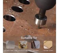 13 Piece High Speed Steel HSS Drill Bits and Hole Saw Set with Plating, 16-53mm Sizes for Cutting Stainless Steel, Metal, and Alloy, Saw Cutter for Pipe and Electrical