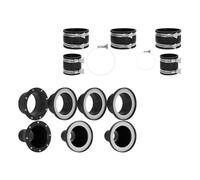 13 Piece Hose Adapter Group Functions with Multiple Woodworking Equipment and Tools Collection Structure for Woodworking