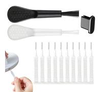 13-piece phone cleaning set for charging port and speaker, non-slip cleaning brush, reusable brushes with soft bristles, dust remover for smartphones for on the go and at home