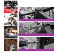 13-Piece Screw Extractor Set for Broken Rusted Bolts and Nuts with Hex Bolt Remover Tools in Various Sizes from 1/8 to 1/2 Inch for Automotive Repair and Home