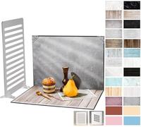 13 Pieces Photography Backdrops Set 26 Patterns Double Sided Background Paper, 2 Pieces Window Shadow, Background for Small Product Photography, 30 x 40 cm