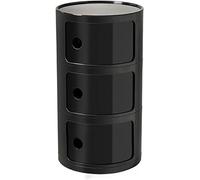 13" Pink Round Nightstand - Small Bathroom Cabinet with Sliding Drawers Stylish End Table & Storage for Bedroom Living Room and Bathroom Decor.