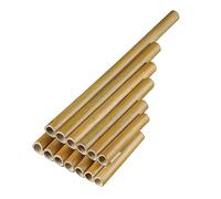 13 Pipes Pan Flute Double Pipes Bamboo Pan Pipe Traditional Woodwind Musical Instrument For Musical Lover