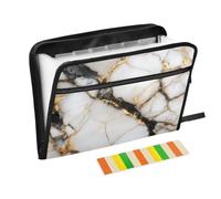 13 Pockets Expanding File Folder Mexico Flag Color Smoke Art Accordion Document Organizer with Sticky Labels Letter Size A4 Papers Expandable Filing Keeper Zipper Pouch Storage for School Office