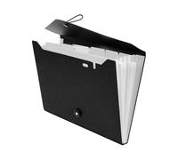 13 Pockets Rainbow Expanding File Folder A4 Letter Size Documents Organizer Portable Accordion Folder Desk Storage for School Expandable Accordion Folder(White)