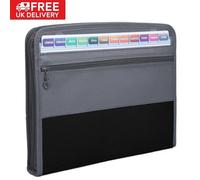 13 Pockets Zip Folder Expanding A4 File Organizer Document Organizer Pocket