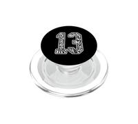 #13 Polynesian Tattoo Number 13 Sports Fan Design PopSockets PopGrip for MagSafe