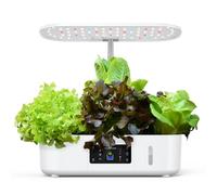 13 Pots Hydroponics Growing System with LED Grow Light, Automatic Timer, Indoor Plant Water Cycle Garden, Soilless Hydroponic Gardening Kit for Herbs and Vegetables