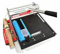 13" Pro Rigid Core Vinyl floor Cutter with Notching Tools and Extra Blade, Cuts LVP, WPC, LVT, SPC, VCT, PVC for Complex Jobs! No Chipping, No Power Needed!