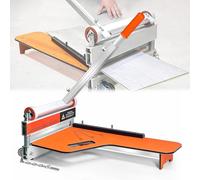 13" Professional Floor Cutter, Multi-Angle Laminate Cutter with Telescopic Long Handle & 2 Wheels, No Noise & No Electricity, for Laminate Floor, Engineered Floor, Vinyl Floor